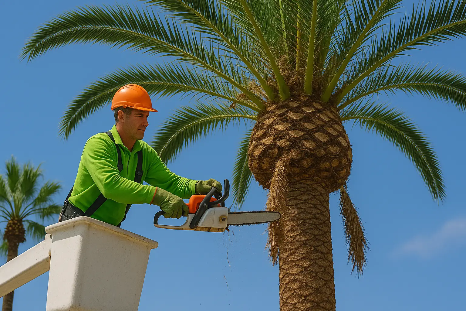 Poda de palmeras